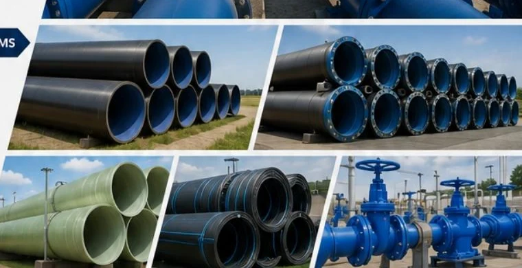 Pipes and industrial valves